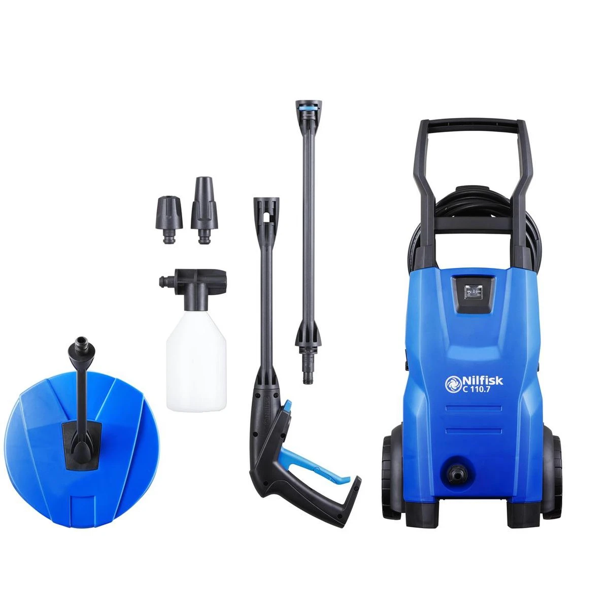 NILFISK C110.7-5 PC X-TRA HOGEDRUKREINIGER 5 MTR WATERSLANG TERRASREINIGER 5 JAAR GARANTIE 4 NILFISK C110.7-5 PC X-TRA HOGEDRUKREINIGER 5 MTR WATERSLANG TERRASREINIGER 5 JAAR GARANTIE - Afbeelding 2