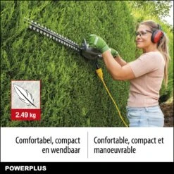 Powerplus POWEG40100 Elektrische Heggenschaar - 550W - Snoeien En Knippen - Zwaardlengte 560mm - Mesafstand 16mm - Haagschaar Voor Tuinonderhoud -Tuinen Speciaal Winkel 1200x1200 1213