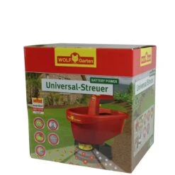WOLF-Garten Universele Handstrooier WE-B - Strooibreedte Instelbaar 0.5 M-2.5m - Batterij Aandrijving - Inhoud 3 Liter -Tuinen Speciaal Winkel 1200x1200 1321