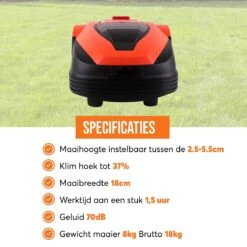 Zoef Robot Robotmaaier Dirk Met APP <600 M2 -Tuinen Speciaal Winkel 1200x1200 1360