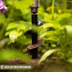 Merkloos Grondboor Voor Planten - 25 CM - Palenboor - Moestuin - Bollenplanter - Zwart -Tuinen Speciaal Winkel 1200x1200 1415