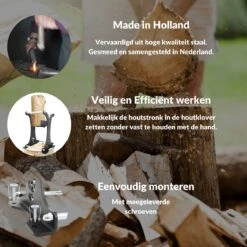 Miseru Houtklover – Zonder Bijl – No Axe – HANDMADE In Holland Houtsplijter – Houtkliever – Houtklover Voor Aanmaakhout – Ook Voor Stammen - Metaal 12 Miseru Houtklover – Zonder Bijl – No Axe – HANDMADE In Holland Houtsplijter – Houtkliever – Houtklover Voor Aanmaakhout – Ook Voor Stammen - Metaal -Tuinen Speciaal Winkel 1200x1200 1522