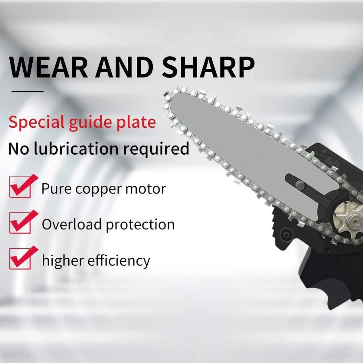 Mini Kettingzaag | Kettingzaag | Snoeischaar | Snoeizaag | Hand Kettingzaag | Tuingereedschap 5 Mini Kettingzaag | Kettingzaag | Snoeischaar | Snoeizaag | Hand Kettingzaag | Tuingereedschap - Afbeelding 3