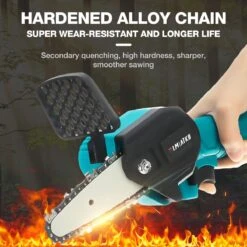 Merkloos Mini Accu Kettingzaag - 4 Inch Elektrische Boomzaag - Handkettingzaag - Met 2 Accu En 1 Oplader - Voor Tuinboom Ranch Bomen Snijden Hout- Blauw 33 Merkloos Mini Accu Kettingzaag - 4 Inch Elektrische Boomzaag - Handkettingzaag - Met 2 Accu En 1 Oplader - Voor Tuinboom Ranch Bomen Snijden Hout- Blauw -Tuinen Speciaal Winkel 1200x1200 1655
