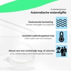 HGMD Waterdruppelaar Set Van 8 Stuks Voor Planten Transparant - Groen - Waterdruppelaar Voor Kamerplanten – Waterbol - Waterdruppelaar Voor Planten - Watergeefsysteem -Tuinen Speciaal Winkel 1200x1200 167