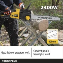 Powerplus POWXG1009 Elektrische Kettingzaag - 2400W - Zwaardlengte 400mm - Automatische Kettingsmering - Incl. 1x Ketting En 1x Zwaard -Tuinen Speciaal Winkel 1200x1200 1674