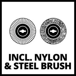 Einhell Accu Voegenreiniger GE-CC 18 Li-Solo Power X-Change (Li-Ion - 18 V - 1200 T/min - Borsteldiameter 10 Cm - Incl. Staal- En Nylonborstel - Zonder Accu En Lader) -Tuinen Speciaal Winkel 1200x1200 1716