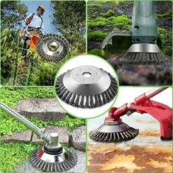 Merkloos SlimShop Onkruidborstel - Bosmaaier Grastrimmer - Onkruid - Onkruidkrabber - Voegenborstel - Onkruidverwijderaar - Max 10.000 Toerental P/m - 20CM -Tuinen Speciaal Winkel 1200x1200 1728