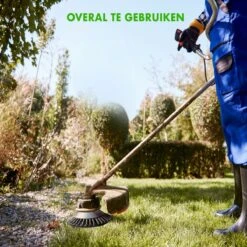 Merkloos SlimShop Onkruidborstel - Bosmaaier Grastrimmer - Onkruid - Onkruidkrabber - Voegenborstel - Onkruidverwijderaar - Max 10.000 Toerental P/m - 20CM -Tuinen Speciaal Winkel 1200x1200 1730
