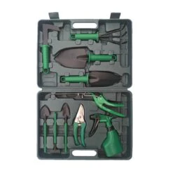 Merkloos 10-Delige Tuingereedschap Set Inclusief Opbergkoffer - Tuinierset - Tuinsetje - Gereedschap Voor Tuin - Tuinschaar - Tuinschepje - Bloemenschaar - Voegenkrabber - Plantenspuit - Grasschaar - Bloemenschep - Tuinhark -Tuinen Speciaal Winkel 1200x1200 1808