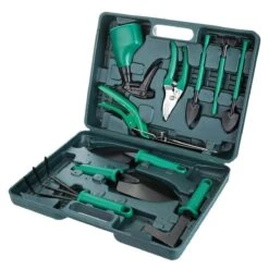 Merkloos 10-Delige Tuingereedschap Set Inclusief Opbergkoffer - Tuinierset - Tuinsetje - Gereedschap Voor Tuin - Tuinschaar - Tuinschepje - Bloemenschaar - Voegenkrabber - Plantenspuit - Grasschaar - Bloemenschep - Tuinhark -Tuinen Speciaal Winkel 1200x1200 1810