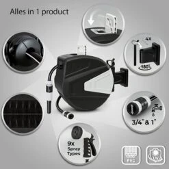 Sens Design Slanghaspel - Tuinslang Haspel - Automatisch - Zwart - 30m -Tuinen Speciaal Winkel 1200x1200 252