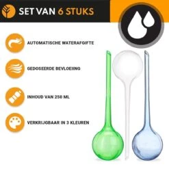 Waterdruppelaar Blauw Set Van 6 Stuks Voor Planten – 27 CM – Automatisch Watergeefsysteem Voor Kamerplanten – Planten Watergever Met Druppelsysteem – Waterbol -Tuinen Speciaal Winkel 1200x1200 325