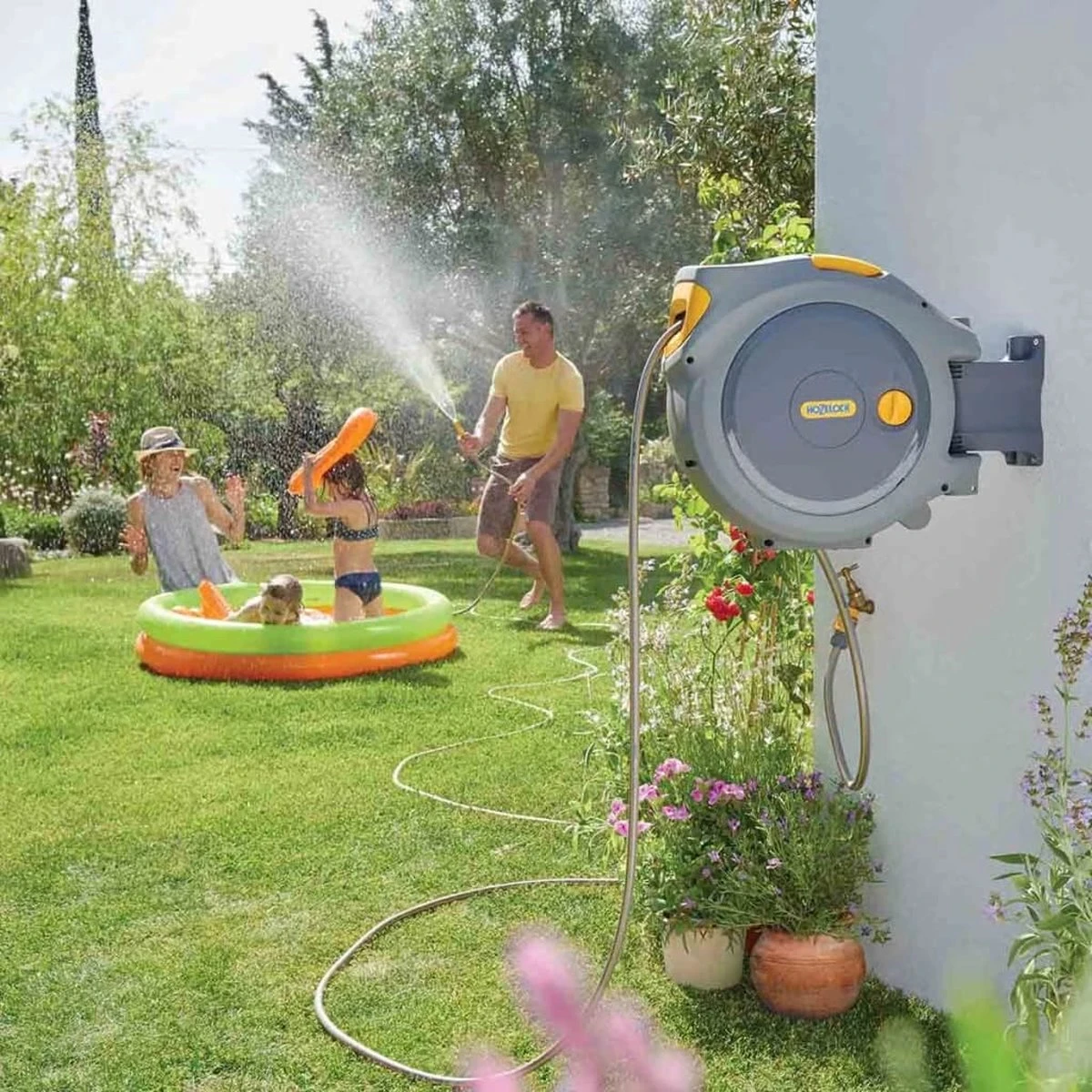 Hozelock AutoReel Slangenhouder / Wandslangbox 20m - Ø12,5mm 11 Hozelock AutoReel Slangenhouder / Wandslangbox 20m - Ø12,5mm - Afbeelding 9