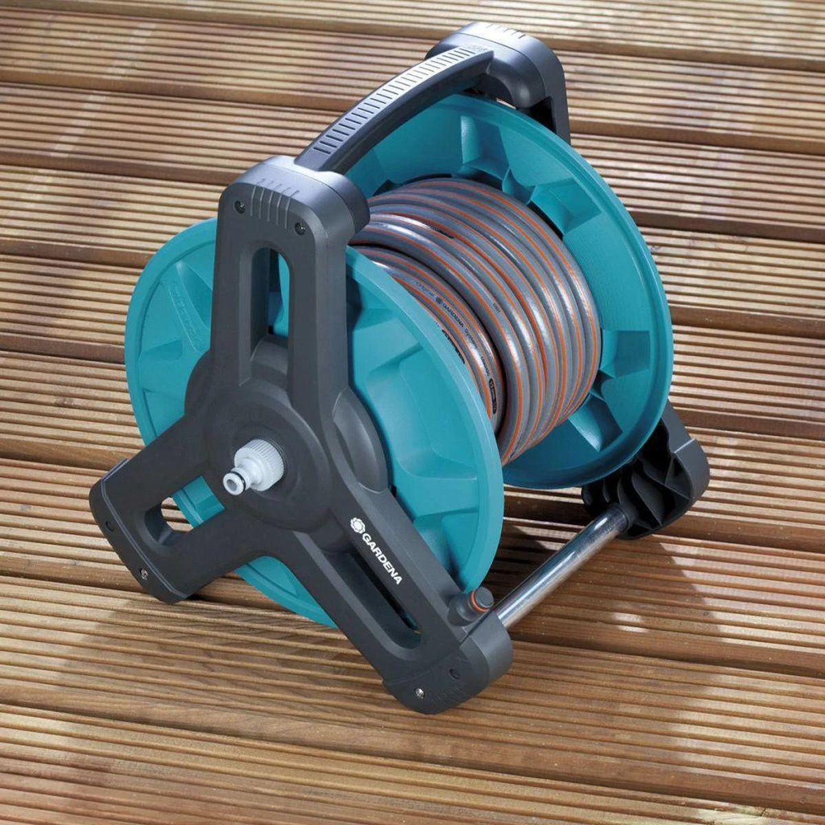 GARDENA Classic Slanghouder 50 - Geschikt Voor 50 M Ø13 Mm / 40 M Ø15 Mm / 30 M Ø19 Mm Slang 4 GARDENA Classic Slanghouder 50 - Geschikt Voor 50 M Ø13 Mm / 40 M Ø15 Mm / 30 M Ø19 Mm Slang - Afbeelding 2