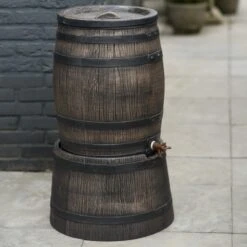 Nature - Regenton - Whiskyvat - 120L - H66 X Ø50,5cm -Tuinen Speciaal Winkel 1200x1200 384