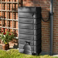 Nature - Regentank - 276L - H134,5 X 58,5 X 39,5cm - Antraciet - Muurmodel -Tuinen Speciaal Winkel 1200x1200 400