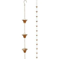 Esschert Design Regenketting 254 Cm Staal Koper 11 Esschert Design Regenketting 254 Cm Staal Koper -Tuinen Speciaal Winkel 1200x1200 439