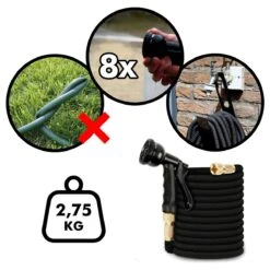 In Round Flexibele Tuinslang – 22,5 Meter – Sproeikop, Tuinslanghouder -Tuinen Speciaal Winkel 1200x1200 445