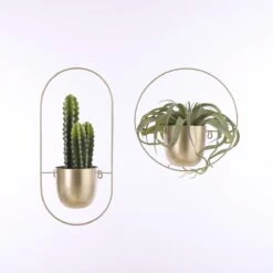 Mica Decorations Dexter Bloempot Wand - L34 X B14 X H34 Cm - Goud -Tuinen Speciaal Winkel 1200x1200 622