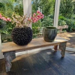 Mica Decorations Lester Bloempot - H31 X Ø33 Cm - Terracotta - Groen -Tuinen Speciaal Winkel 1200x1200 646