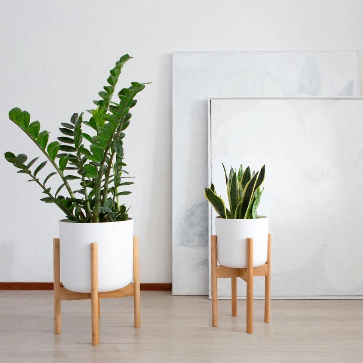 LifeGoods Planten Standaard - Uitschuifbare Bloempothouder - 20 Tot 30 Cm - Licht Bamboe 6 LifeGoods Planten Standaard - Uitschuifbare Bloempothouder - 20 Tot 30 Cm - Licht Bamboe - Afbeelding 4