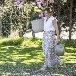 Capi Europe - Bloempot Bol Waste Rib NL - 43x41 - Terrazzo Beige - Voor Binnen En Buiten - KTBR933 -Tuinen Speciaal Winkel 1200x1200 723