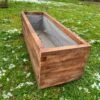 AMISHOUT - Plantenbak Van Balkjes 120x40x40 Cm - Bruin -Tuinen Speciaal Winkel 1200x1200 766