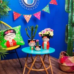 Frida Kahlo Kleine Bloempot - Sass & Belle -Tuinen Speciaal Winkel 1200x1200 781