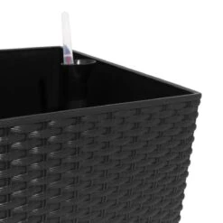 Prosperplast Kunststof Rato Plantenbak Op Poten Met Irrigatiesysteem Antraciet 80 X 33 X 62 Cm - 72 Liter - Balkonbakken/bloembakken -Tuinen Speciaal Winkel 1200x1200 849