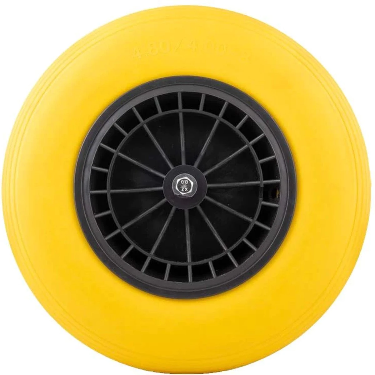 Merkloos Kruiwagenwiel Anti Lek - 4.80/4.00-8 - Massief PU Band - Lekvrij Wiel Met 130mm As - Kruiwagenband 4.80/400 Voor Kruiwagen 5 Merkloos Kruiwagenwiel Anti Lek - 4.80/4.00-8 - Massief PU Band - Lekvrij Wiel Met 130mm As - Kruiwagenband 4.80/400 Voor Kruiwagen - Afbeelding 3