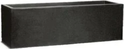 Capi Europe - Bloembak Rechthoek Laag 73x20x20 - Zwart - Bloempot Voor Buiten - FIT961 -Tuinen Speciaal Winkel 1200x475