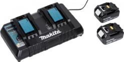 Makita - DLM432PT2 - 2x 18V - Accu - Grasmaaier - Set - 2x 5.0 Ah - Duolader -Tuinen Speciaal Winkel 1200x609 2