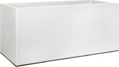 Elho Vivo Structure Finish Lang 90 - Plantenbak Voor Binnen & Buiten - Ø 88 X H 41 - Wit -Tuinen Speciaal Winkel 1200x680