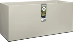 Elho Vivo Matt Finish Lang Wielen 90 - Grote Staande Plantenbak Voor Binnen & Buiten - Gemaakt Van Gereycled Plastic - L 39 X W 88 X H 41 Cm - Wit -Tuinen Speciaal Winkel 1200x687 1