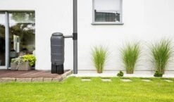 Regenton Rainsaver - Antraciet 100 L + Voet + Vulautomaat -Tuinen Speciaal Winkel 1200x703 2