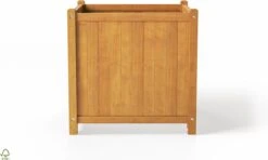 Houten Plantenbak Met Wieltjes 50x50 - Geolied Duurzaam FSC Acaciahout – Bloembak Buiten - Plantenbakken Buiten - Perfecthomeshop -Tuinen Speciaal Winkel 1200x720 1