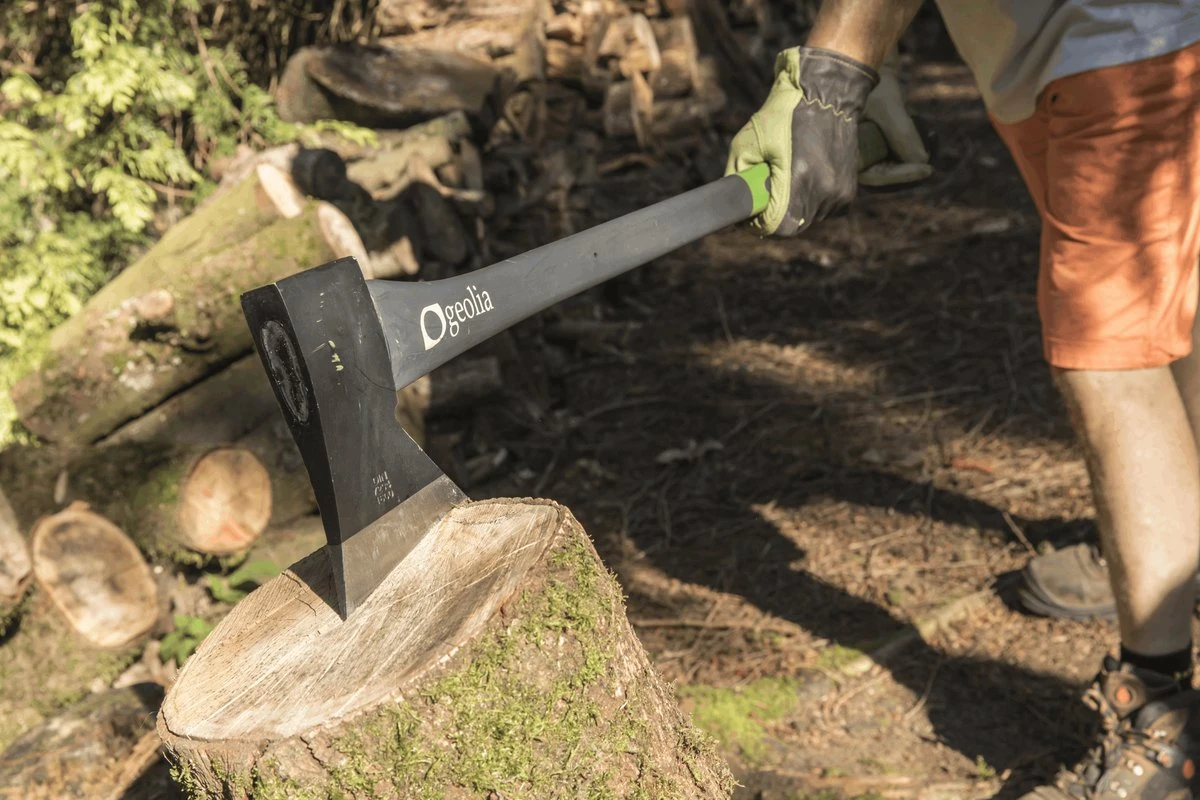 GEOLIA - Bijl - Bijl - Staal - Glasvezelsteel - 2,2 Kg Met Een Stalen Kop Van 1,6 Kg - Bijlen - Grote Bijl - Kloofhamer - Kloofbijl - Kloofbijl 7 GEOLIA - Bijl - Bijl - Staal - Glasvezelsteel - 2,2 Kg Met Een Stalen Kop Van 1,6 Kg - Bijlen - Grote Bijl - Kloofhamer - Kloofbijl - Kloofbijl - Afbeelding 5