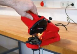 Einhell Kettingslijper GC-CS 85 E (85 W - 5500 /min - Slijphoekverstelling W. Schaal - Kettingspanner - Dieptebegrenzer Incl. Slijpschijf) -Tuinen Speciaal Winkel 1200x839 1