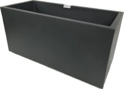 Elho Vivo Matt Finish Lang Wielen 90 - Grote Staande Plantenbak Voor Binnen & Buiten - Gemaakt Van Gereycled Plastic - L 39 X W 88 X H 41 Cm - Zwart -Tuinen Speciaal Winkel 1200x854 3