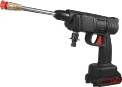 Merkloos Drillpro Elektrische Accu - Hogedrukreiniger - 30Bar - Multifunctioneel Mondstuk - Draagbaar Oplaadbaar Snoerloos - Zwart -Tuinen Speciaal Winkel 1200x855