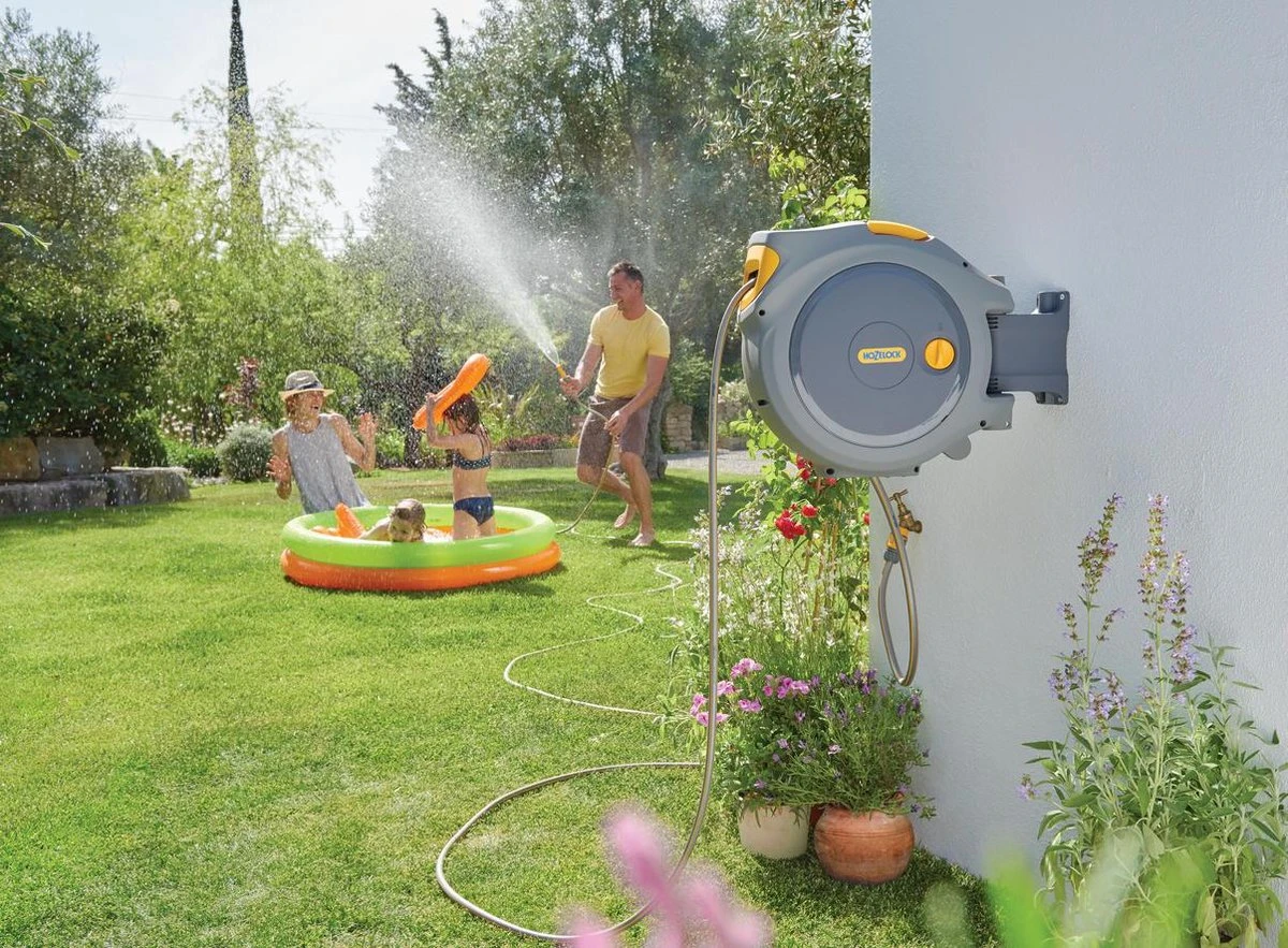 Hozelock AutoReel Slangenhouder / Wandslangbox 20m - Ø12,5mm 7 Hozelock AutoReel Slangenhouder / Wandslangbox 20m - Ø12,5mm - Afbeelding 5