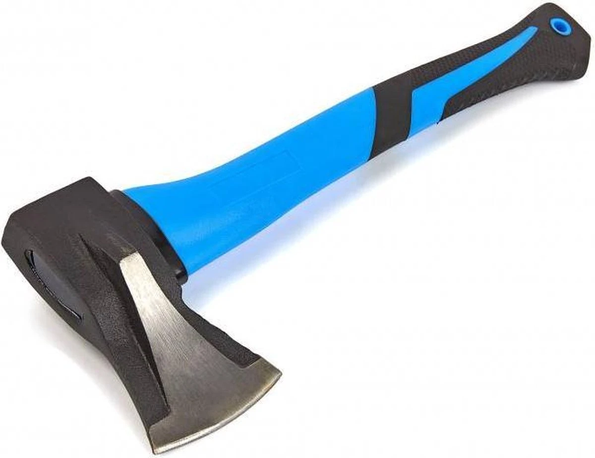 1000 Gram Kloofbijl Met Anti Slip Fiberglas Steel 4 1000 Gram Kloofbijl Met Anti Slip Fiberglas Steel - Afbeelding 2
