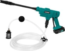 VONROC Accu Drukreiniger 20V – 24bar – 198 L/h - Incl. 5m Aanzuigslang, Reinigingsmiddelenfles En Regelbare Spuitmond – Incl. 2x 2.0Ah Accu En Snellader -Tuinen Speciaal Winkel 1200x939 6