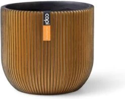 Capi Europe - Bloempot Bol Groove - 23x21 - Goud - Bloempot Voor Binnen - BGVGB134 17 Capi Europe - Bloempot Bol Groove - 23x21 - Goud - Bloempot Voor Binnen - BGVGB134 -Tuinen Speciaal Winkel 1200x947