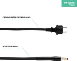 VONROC PRO Hogedrukreiniger V25-2 – 2500W – 195 Bar – 468 L/h – Duurzame Inductiemotor – Incl. 8m Slang, Slanghaspel, Terrasreiniger, Reinigingstank En Meer -Tuinen Speciaal Winkel 1200x952