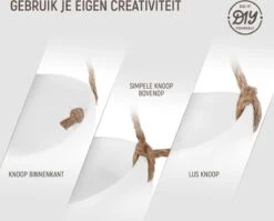 Plantenhanger Keramiek – Set Van 3 – Wit Steen- Hangpot – Hangende Bloempot Plantenpot - 3 Verschillende Koorden - 18 X 11 X 7 Cm -Tuinen Speciaal Winkel 1200x965