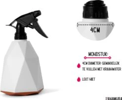 Hanamura Plantenspuit – Sprayflacon – Waterverstuiver – Wit – 600ml 8 Hanamura Plantenspuit – Sprayflacon – Waterverstuiver – Wit – 600ml -Tuinen Speciaal Winkel 1200x988
