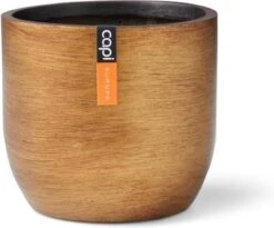 Capi Europe - Bloempot Bol Retro - 23x21 - Goud - Bloempot Voor Binnen - BRTG134 -Tuinen Speciaal Winkel 1200x995 1