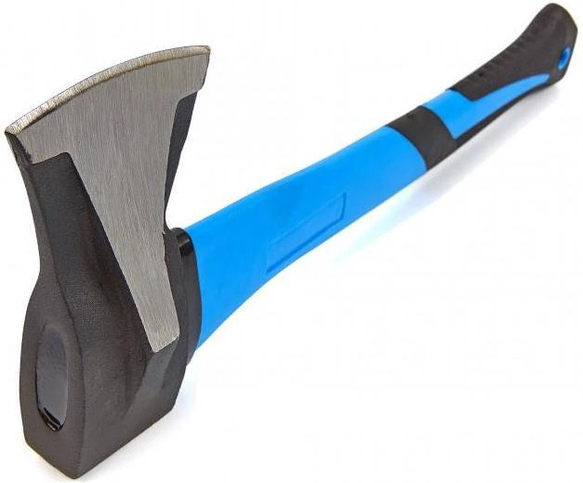 1000 Gram Kloofbijl Met Anti Slip Fiberglas Steel 5 1000 Gram Kloofbijl Met Anti Slip Fiberglas Steel - Afbeelding 3